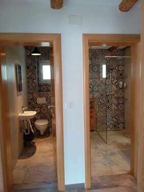 Downstairs bathrooms