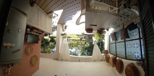 vista portico dall cucina