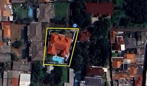 Satelite view of location