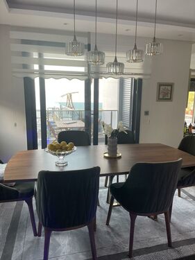 Dining room and balcony