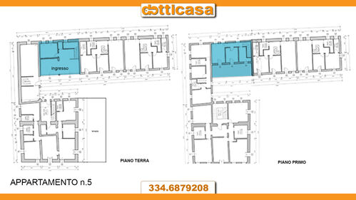 1° and 2° floor plan