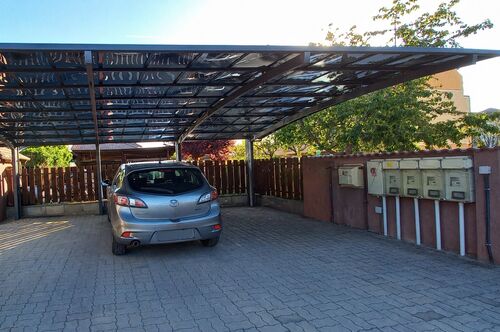 Covered 2 car parking 