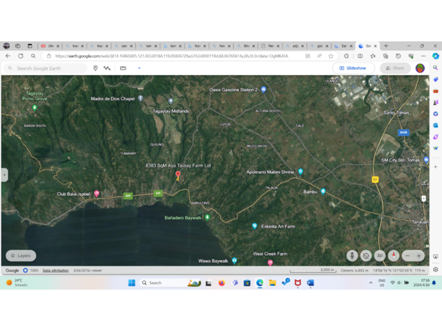 Between Tagaytay/Tanauan