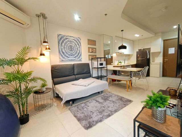 sofa bed , living room