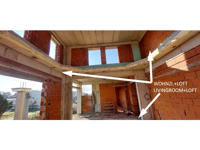 living-room and loft