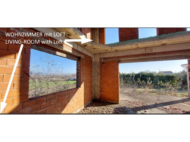 living-room and loft