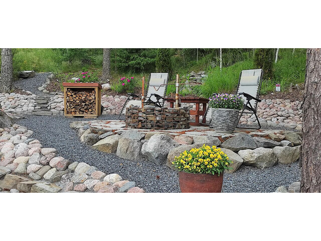 Grill And Campfire Area