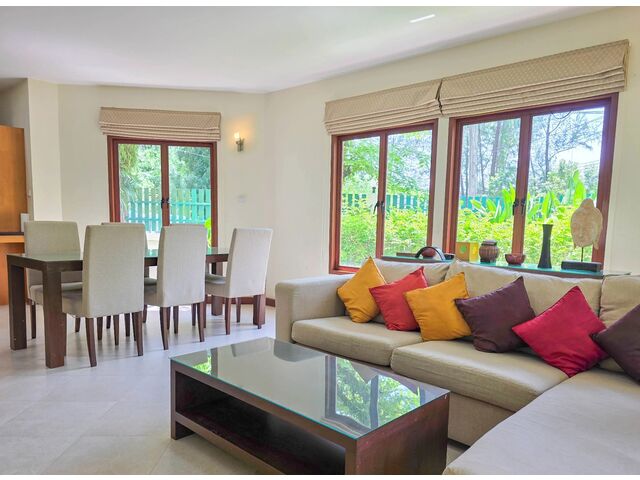 Sofa and Dining Table