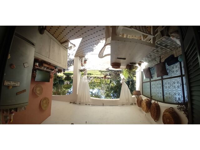 vista portico dall cucina