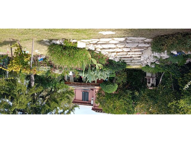 Facciata dal giardino