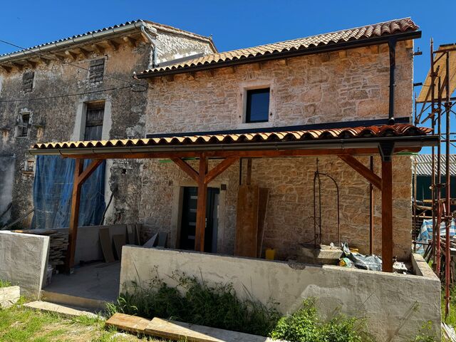 Side view of the house