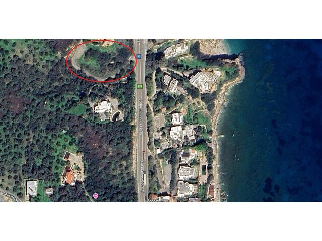 Satelite view of land