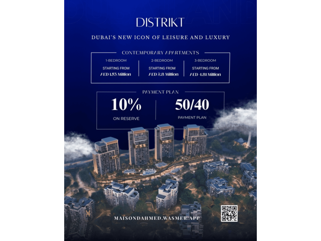 distrikt apartments sale