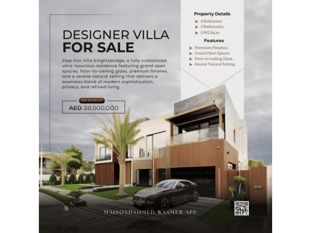 4bed villa for sale Dubai