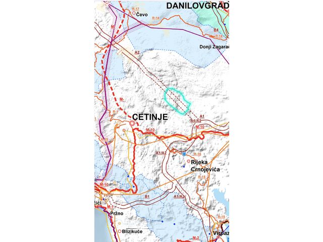 Route of the highway