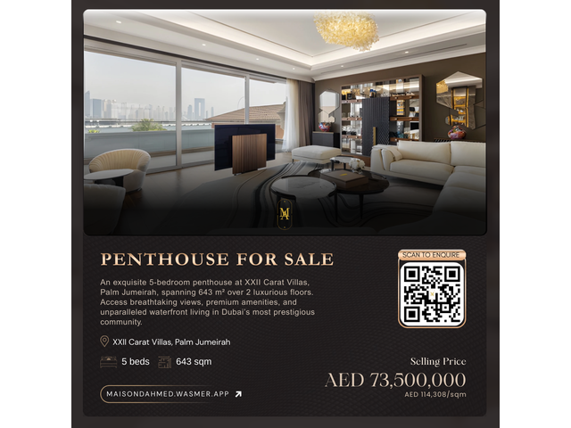 Luxury penthouse terrace