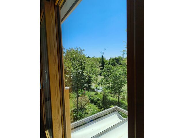 Vista giardino dalla sala