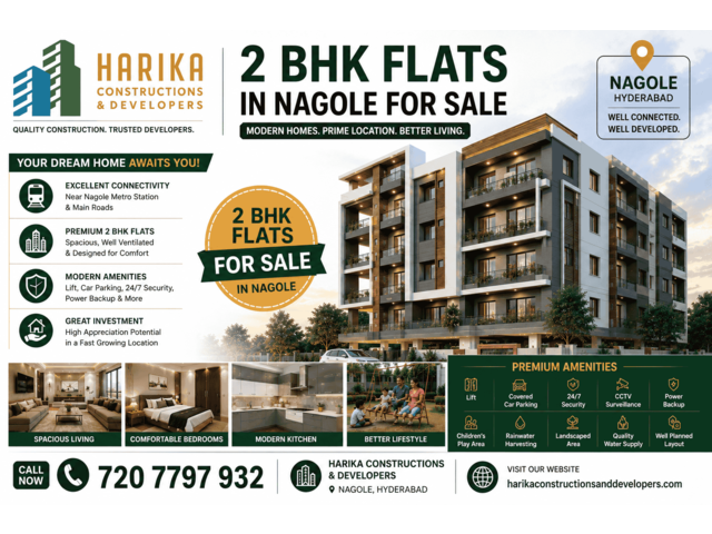 2 bhk flats in nagole for